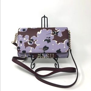 Kate Spade ♠️ Small Flap Crossbody Wild Flowers